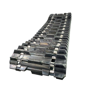 China Tractor de excavador agrícola mayorista Track de goma negra